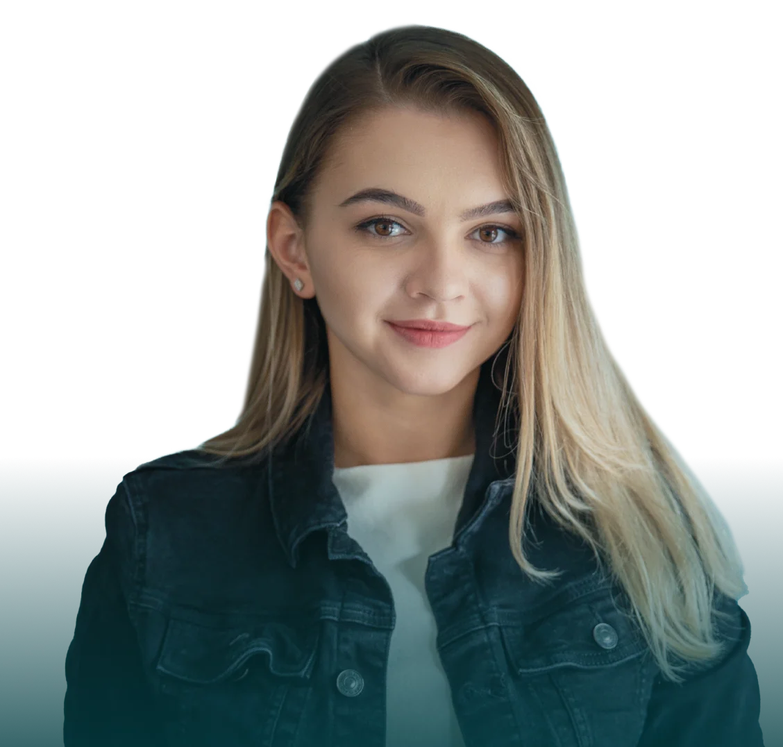 Photo with the product success manager that provided the testimonial