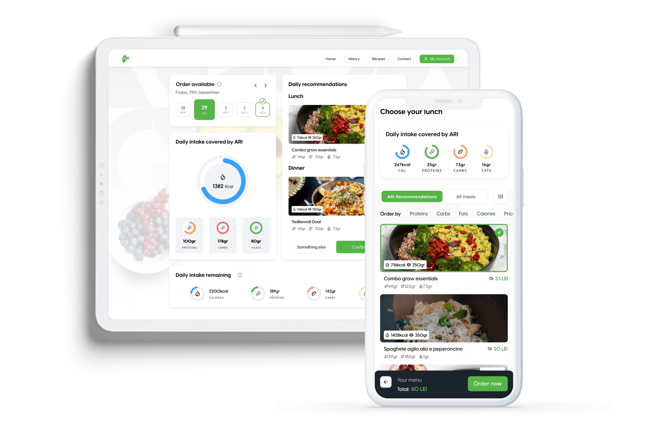 Screen with main searching feature of the platform having the products displayed on the right and a map with vendors on the left. 
