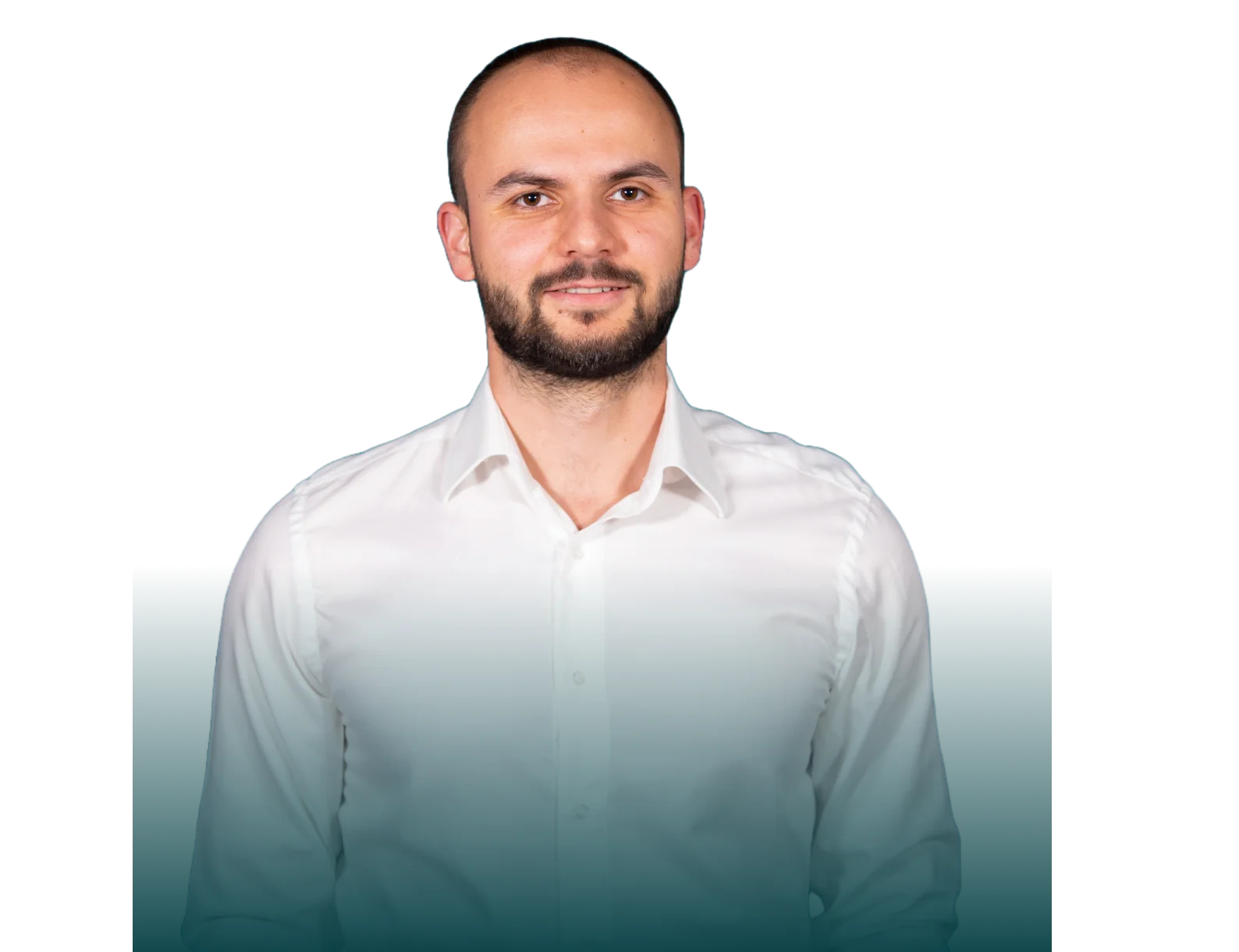 Photo with the product success manager that provided the testimonial