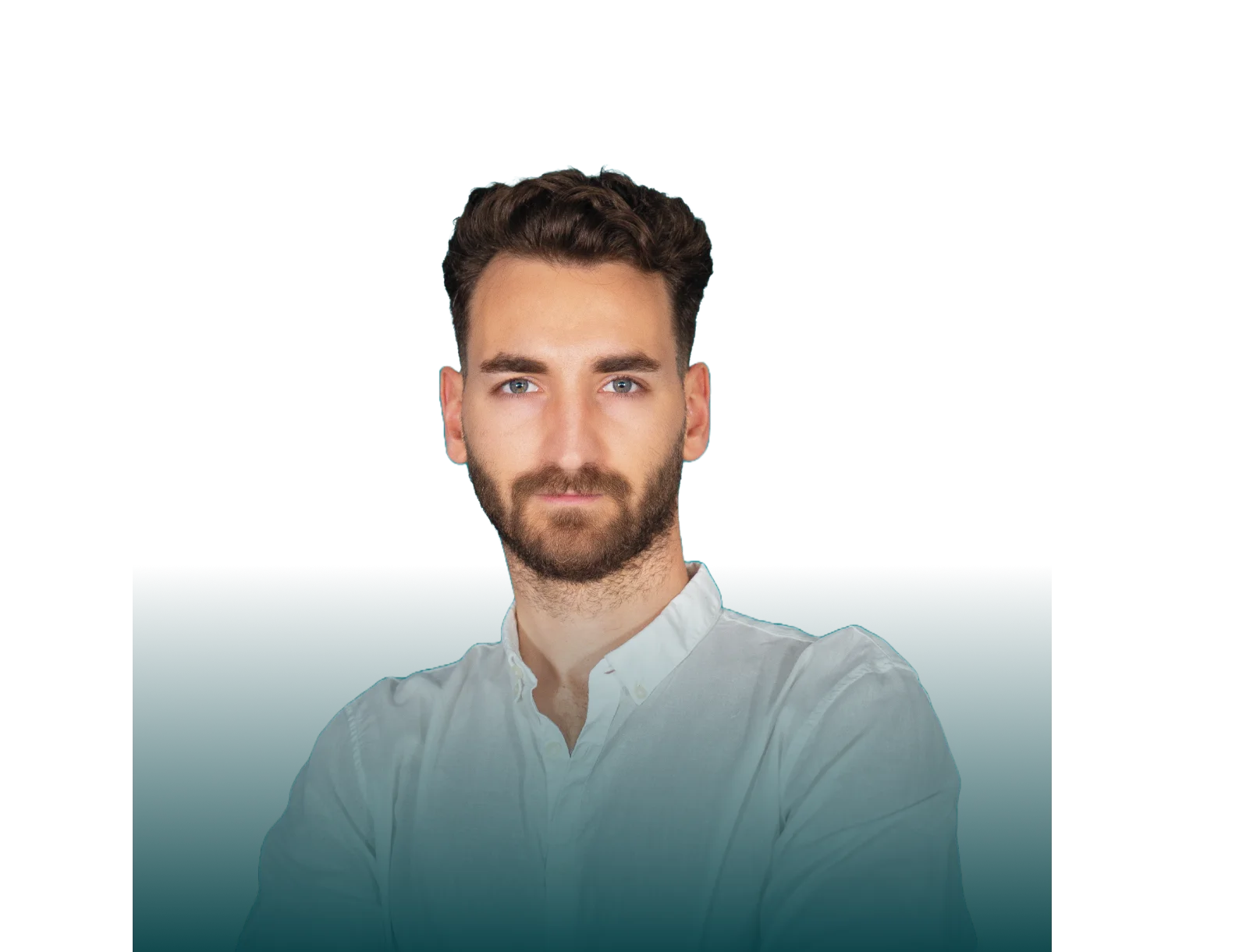 Photo with the product success manager that provided the testimonial