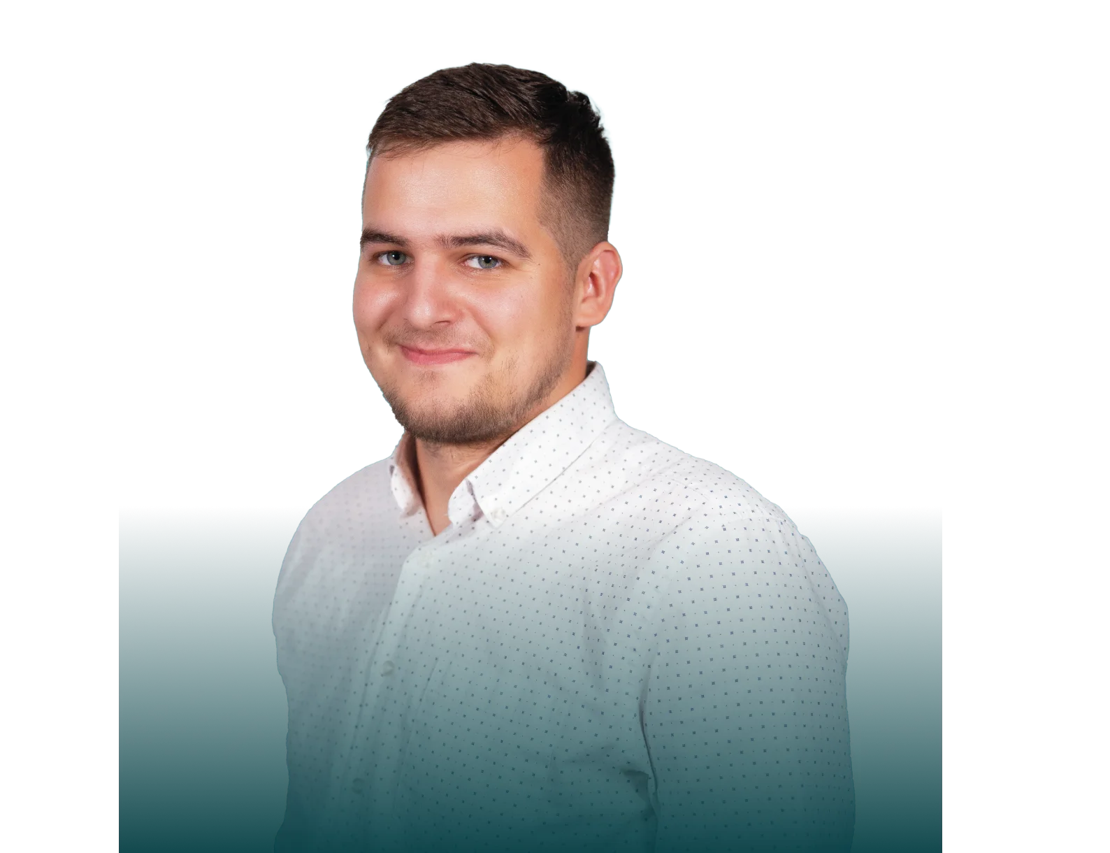 Photo with the product success manager that provided the testimonial