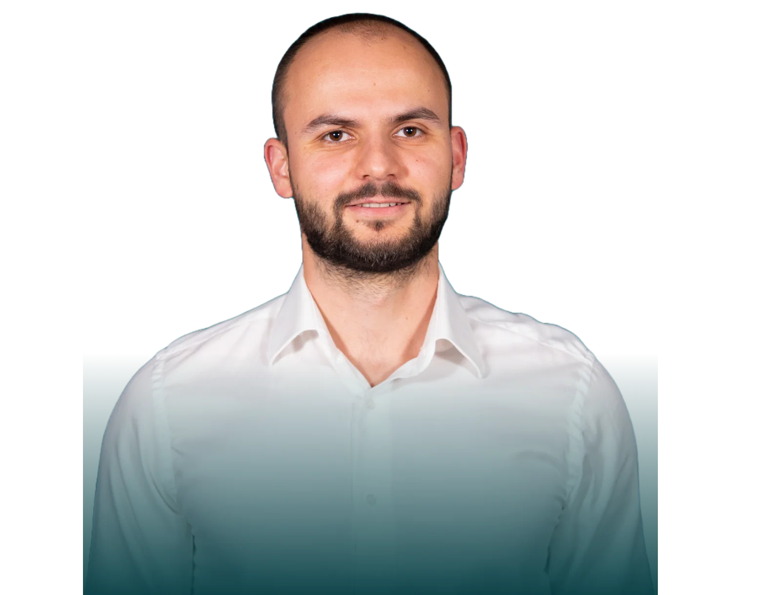 Photo with the product success manager that provided the testimonial