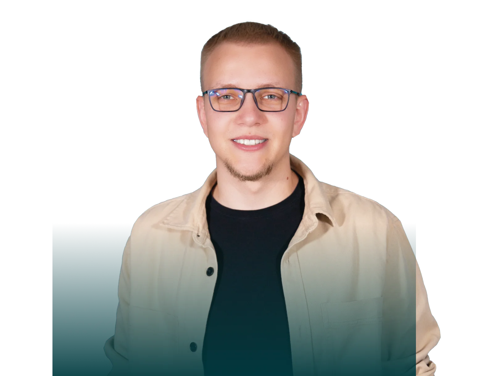 Photo with the product success manager that provided the testimonial