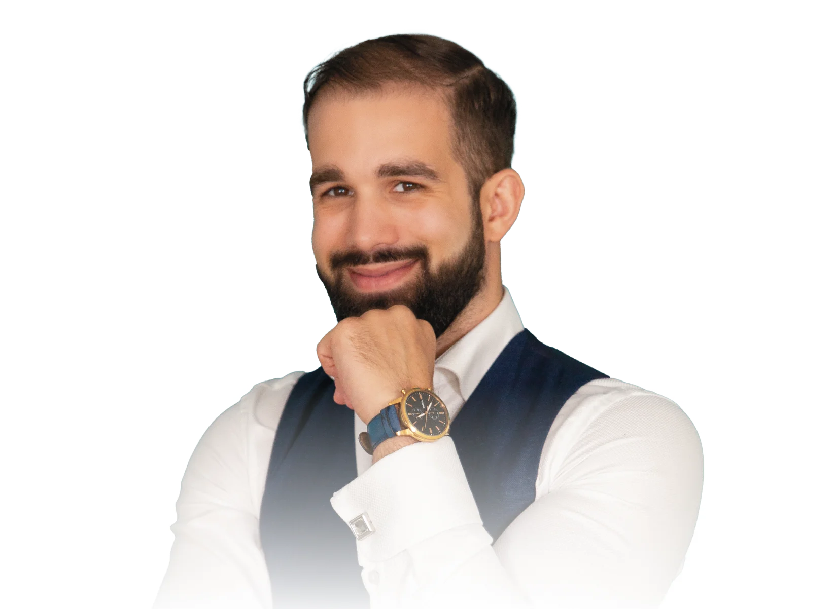 Photo with BulkExchange's CTO that provided the testimonial