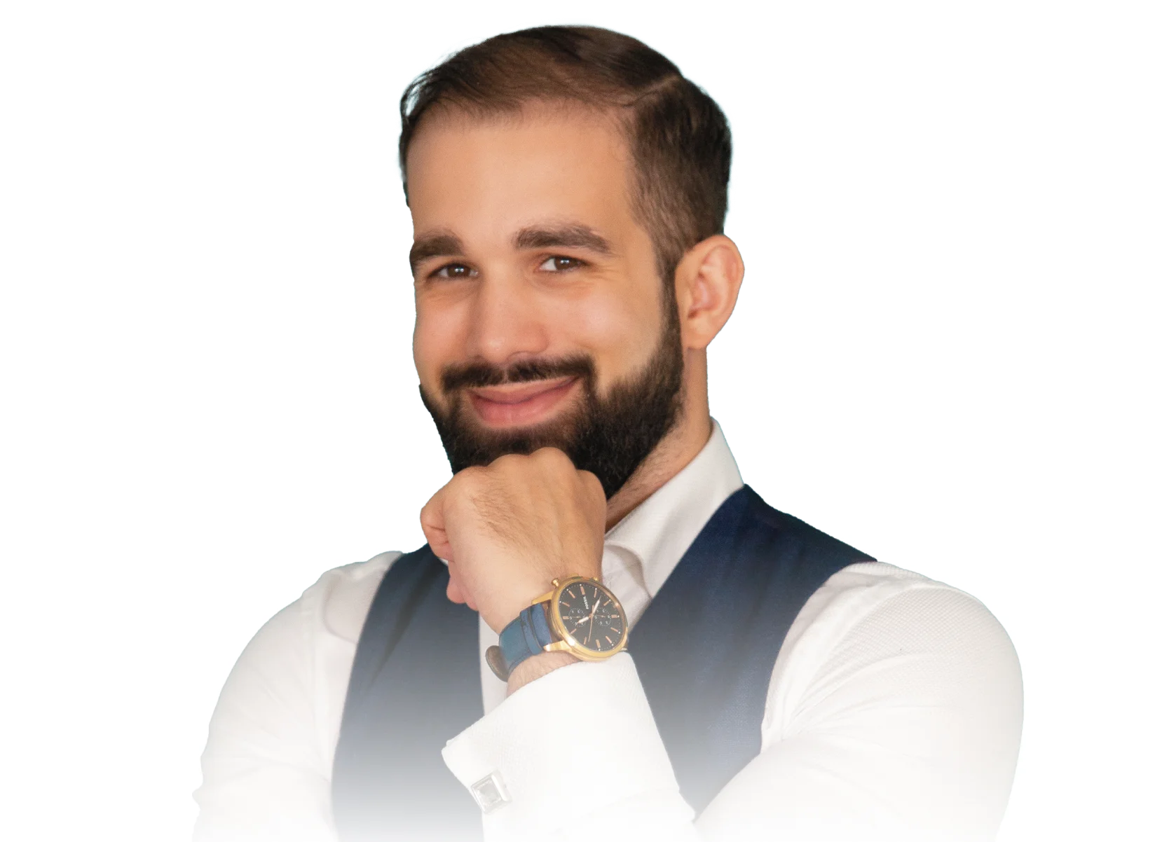 Photo with BulkExchange's CTO that provided the testimonial