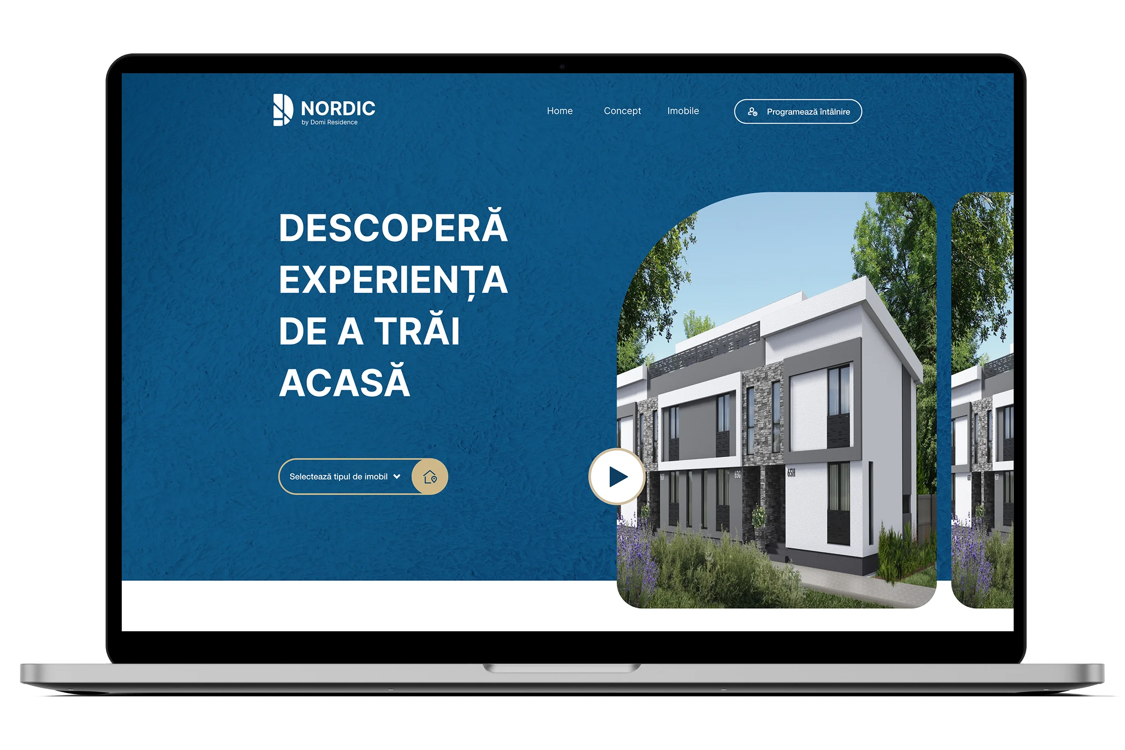 Screen with main searching feature of the platform having the products displayed on the right and a map with vendors on the left. 