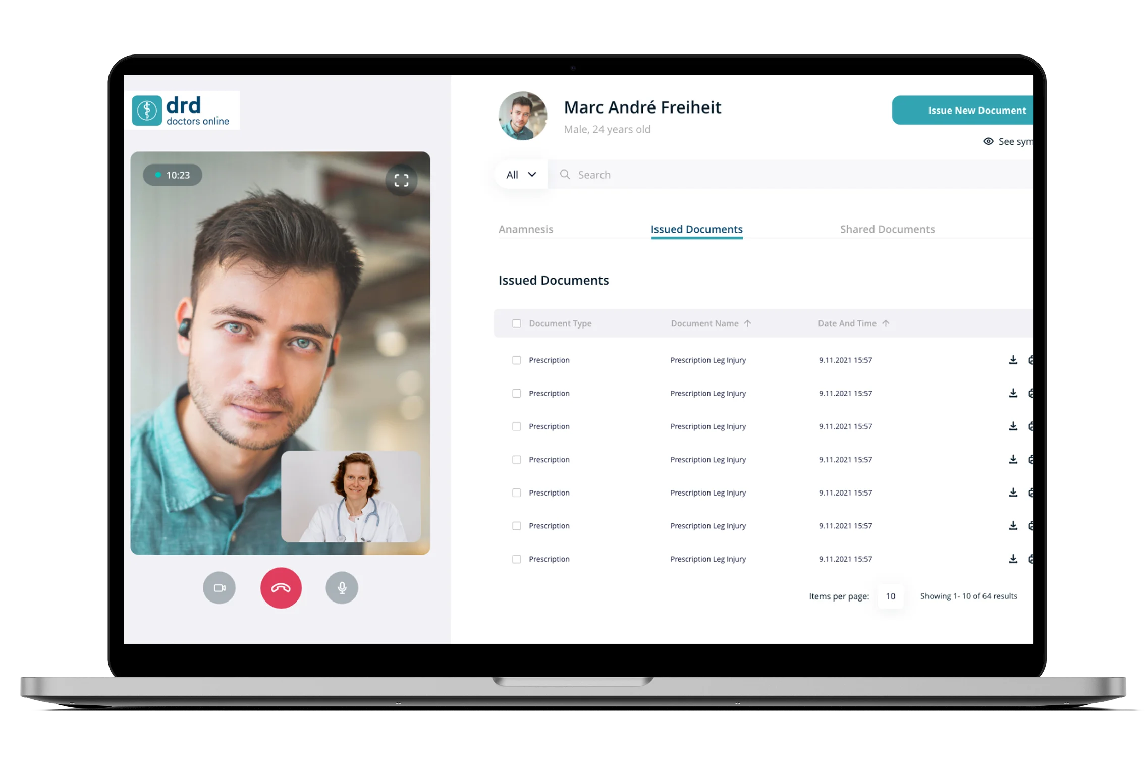 Screen with main searching feature of the platform having the products displayed on the right and a map with vendors on the left. 