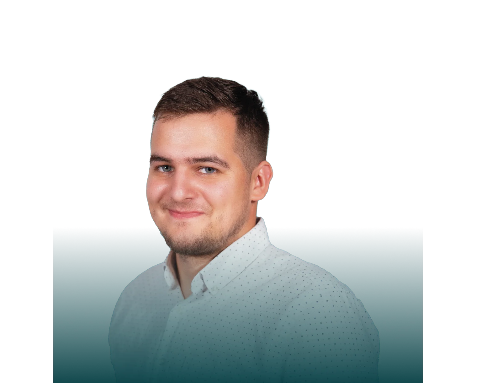 Photo with the product success manager that provided the testimonial