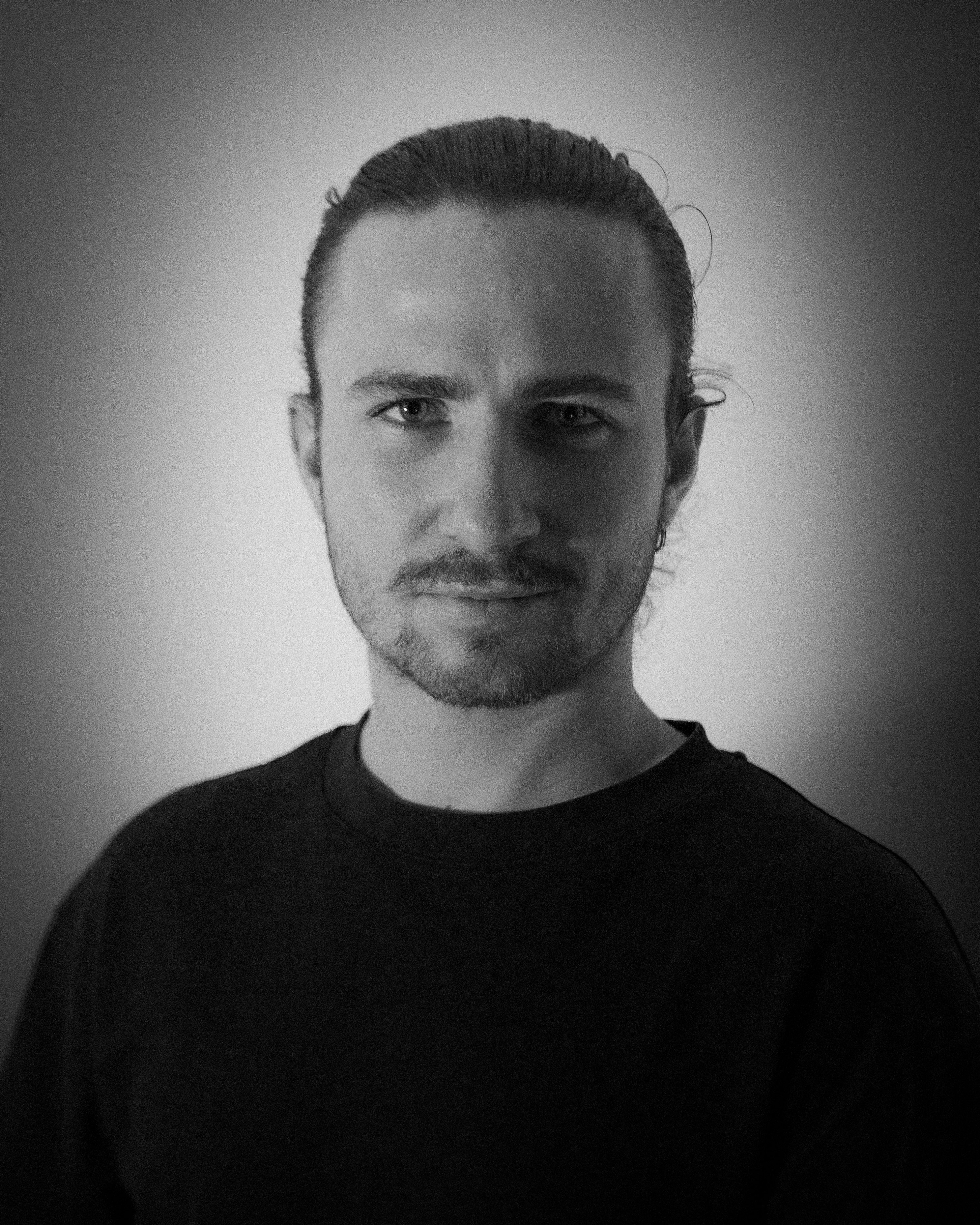 Black and white picture of me