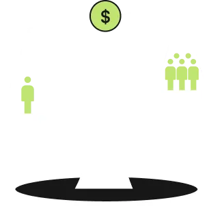 Socio economic disparity illustration