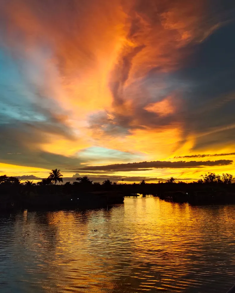 Sunset in Alapuzha