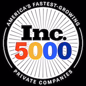 Badge: Inc. 5000 Americas Fastest-Growing Private Companies