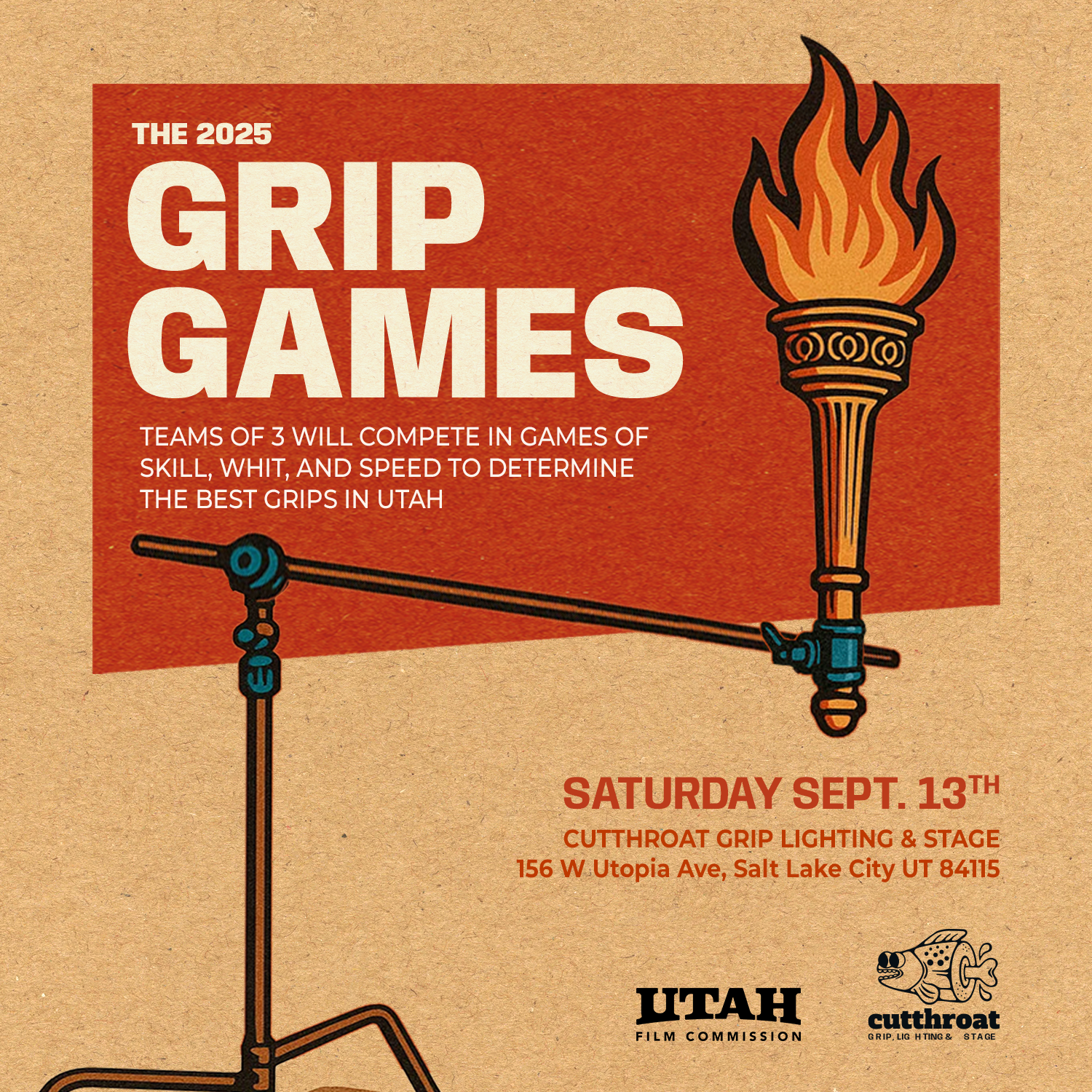 Workshop community flyer in Salt Lake City