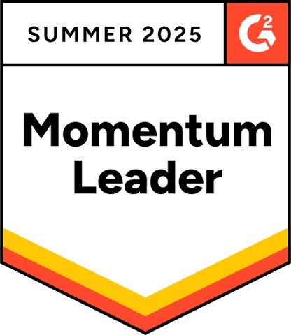 Summer 2025 Momentum Leader badge