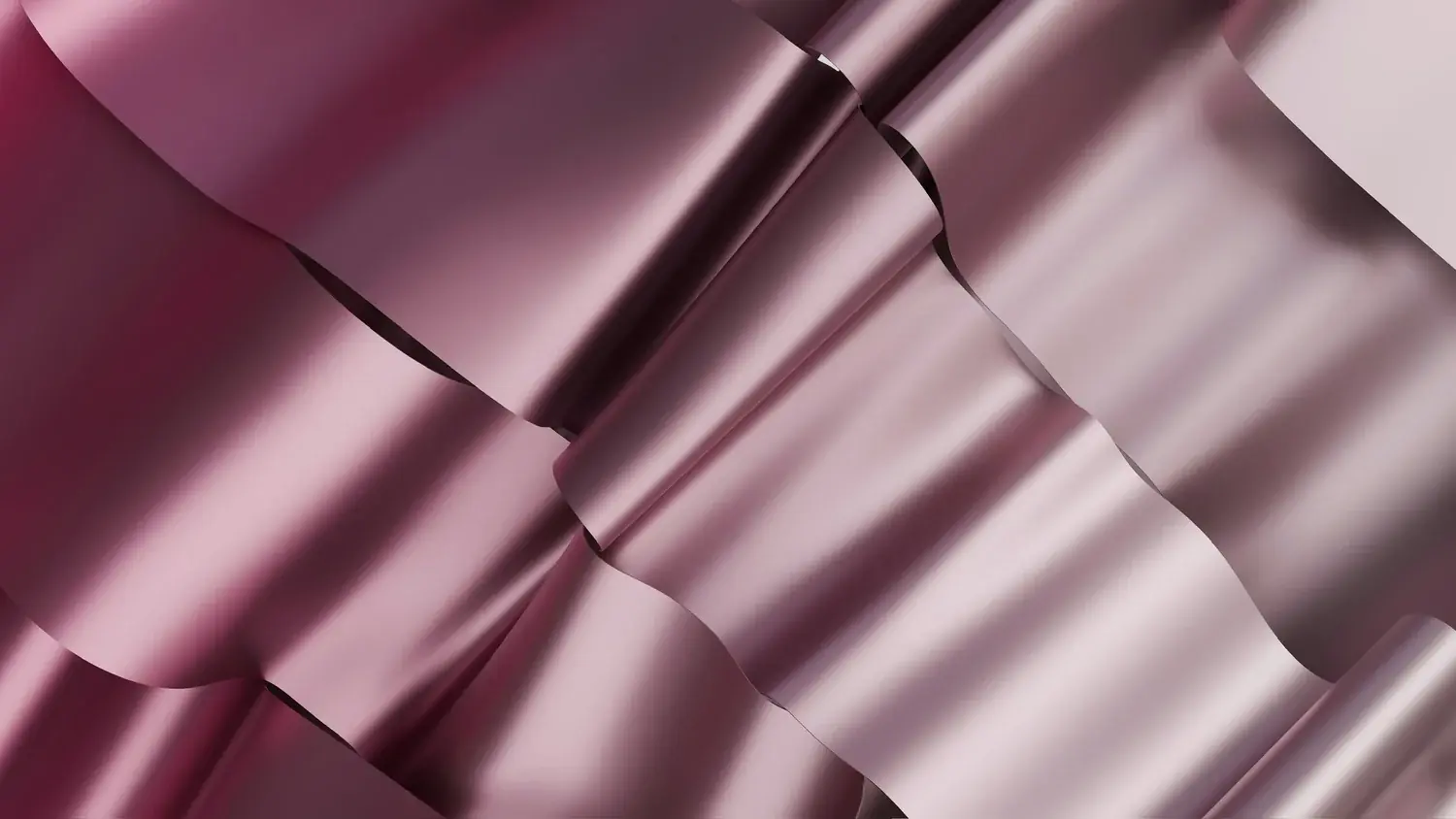 Folded surfaces catching the light