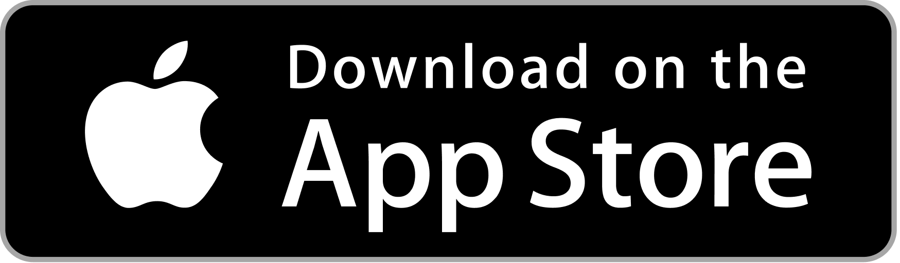 Get it on the App Store logo dark