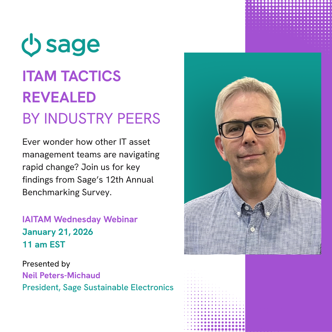IAITAM Wednesday Webinar: IT Asset Management Tactics Revealed by Industry Peers