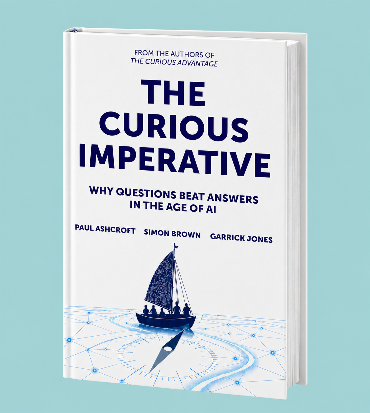 The Curious Advantage Learning. An image of screens displaying the Curious Leader course.