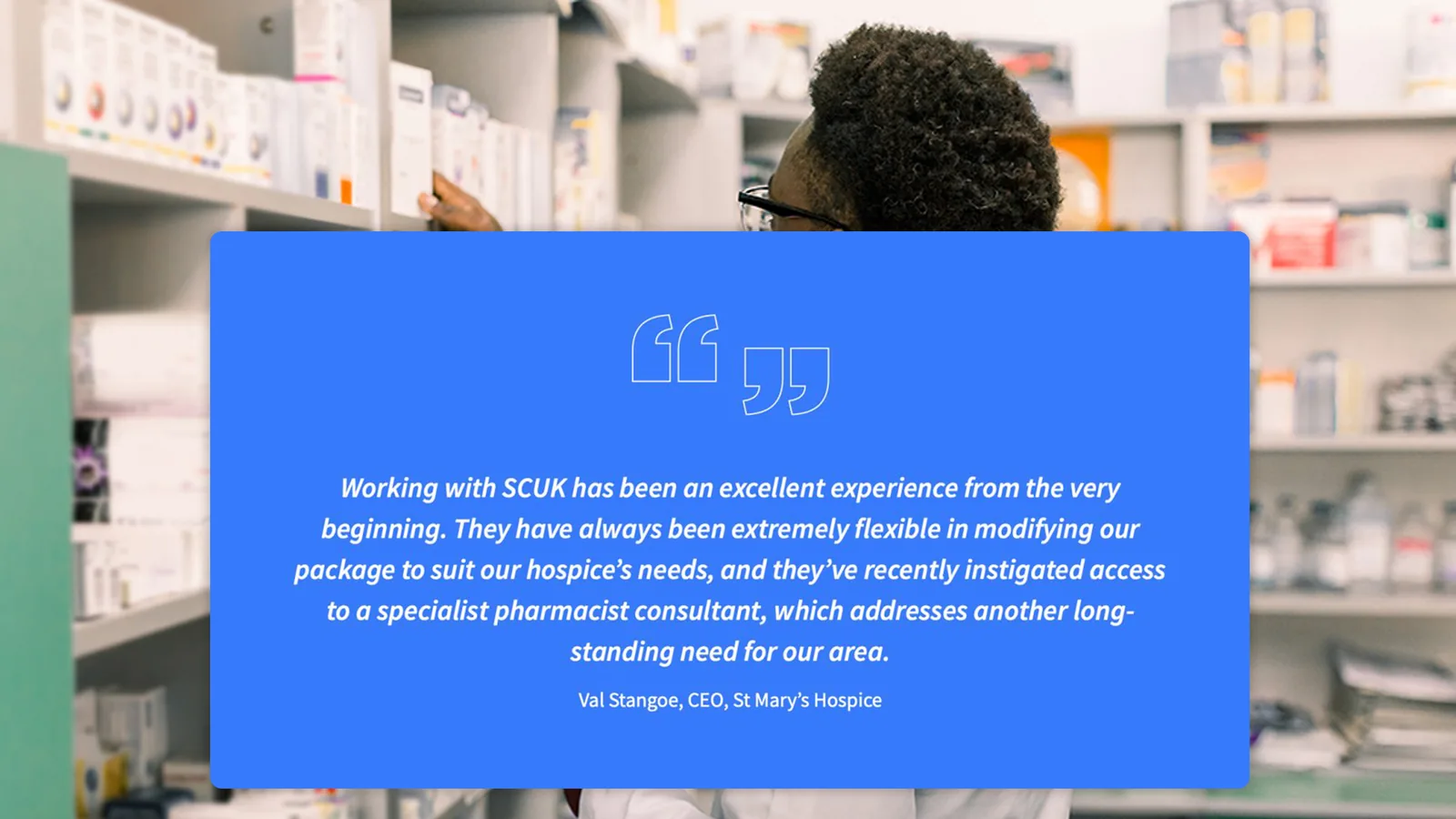 Supportive Care UK's Remote Palliative Pharmacy Service
