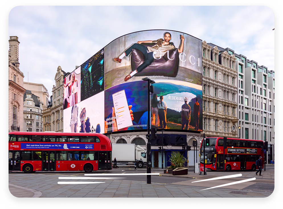 Image of London Picadilly advertising boards
