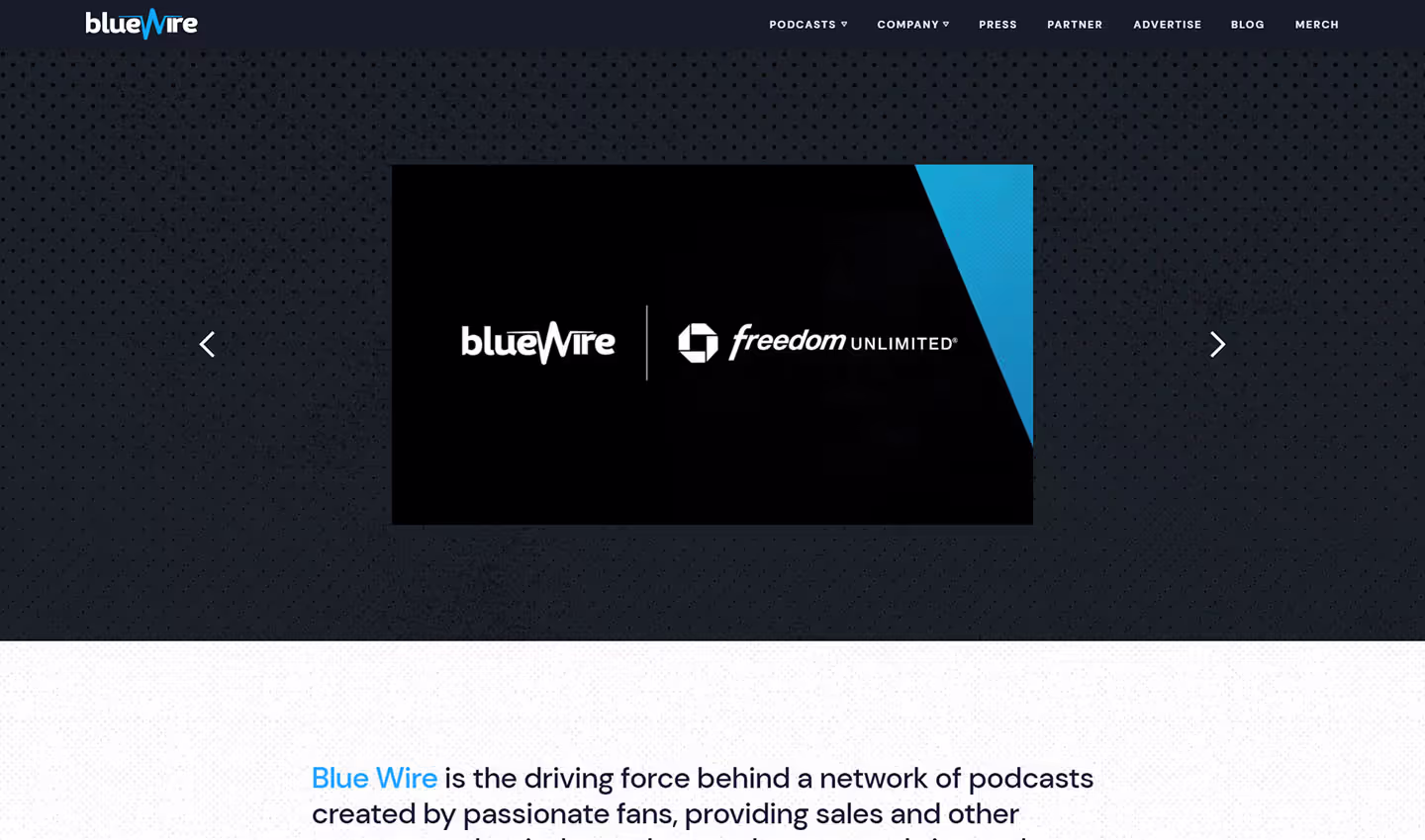 A image of a website