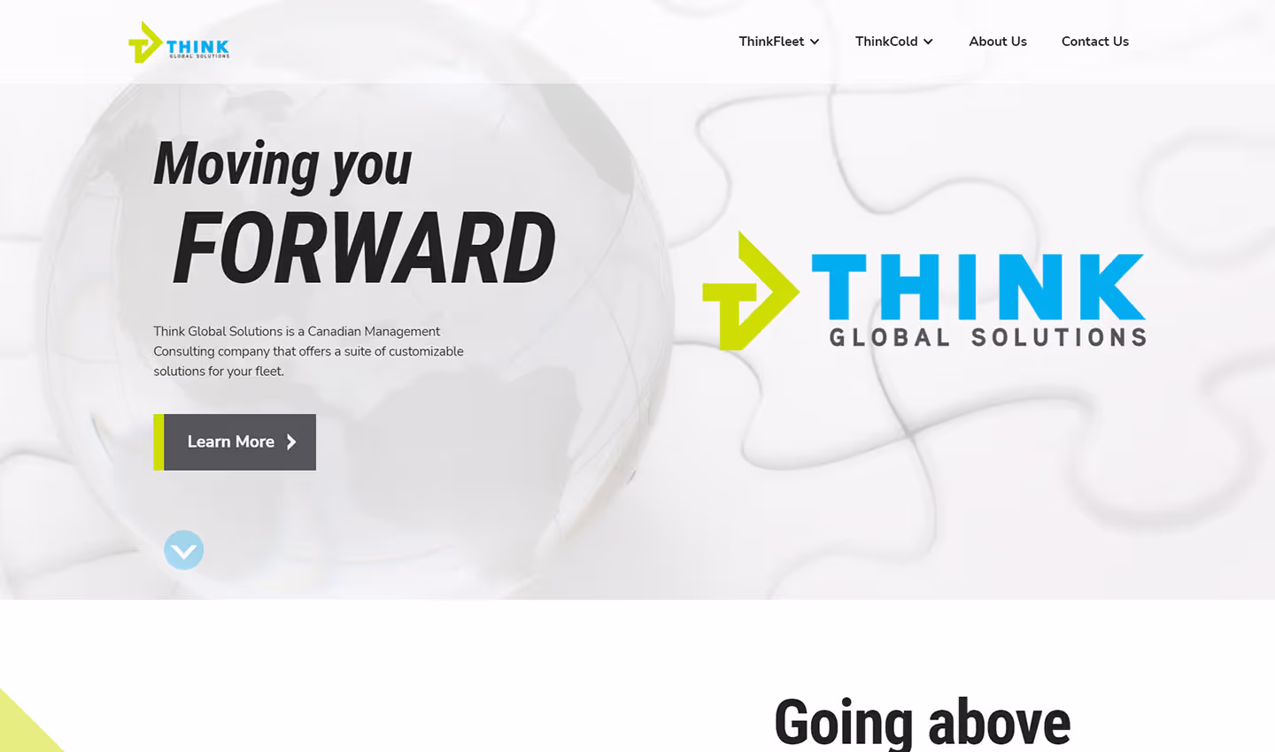 A image of a website