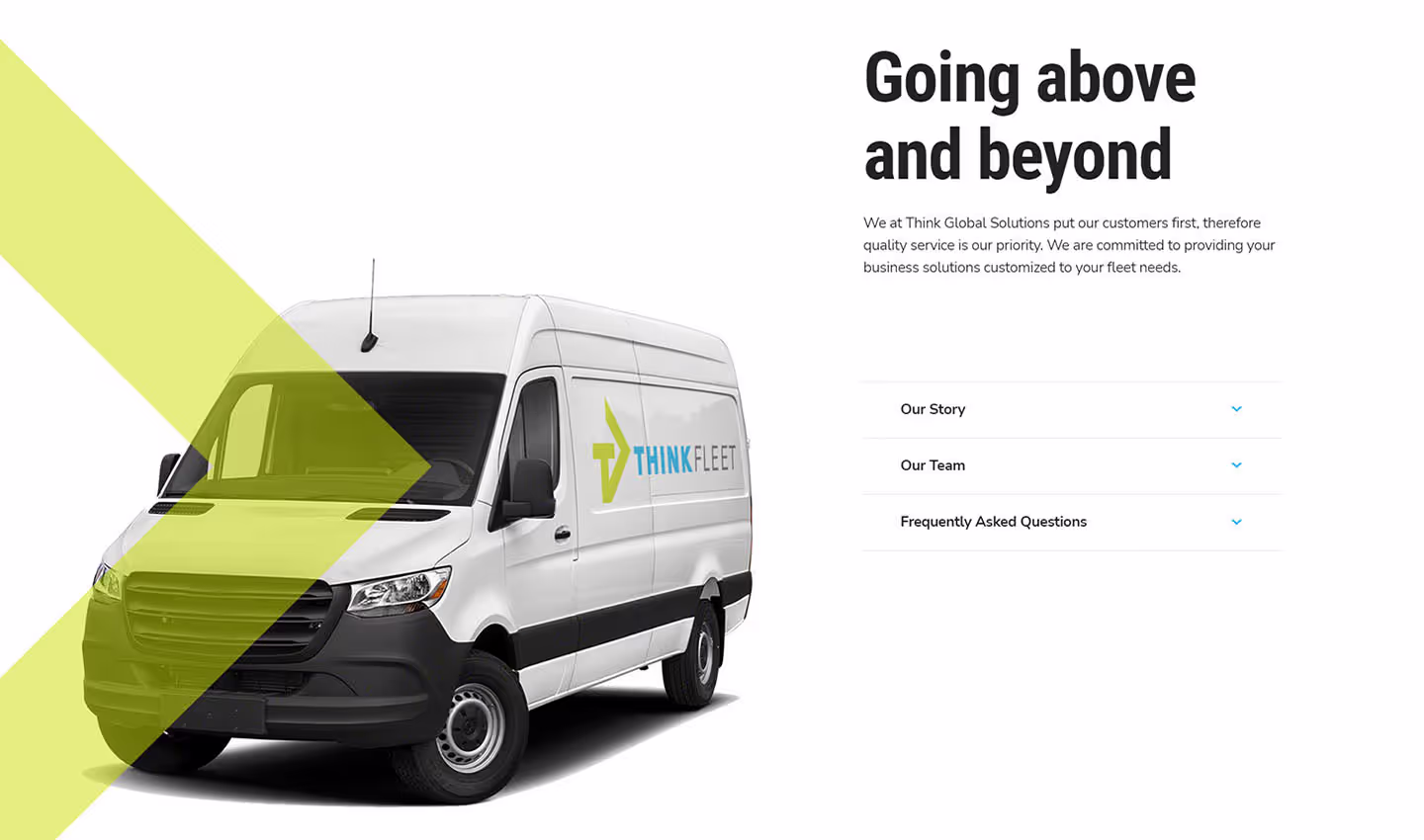 A image of a website