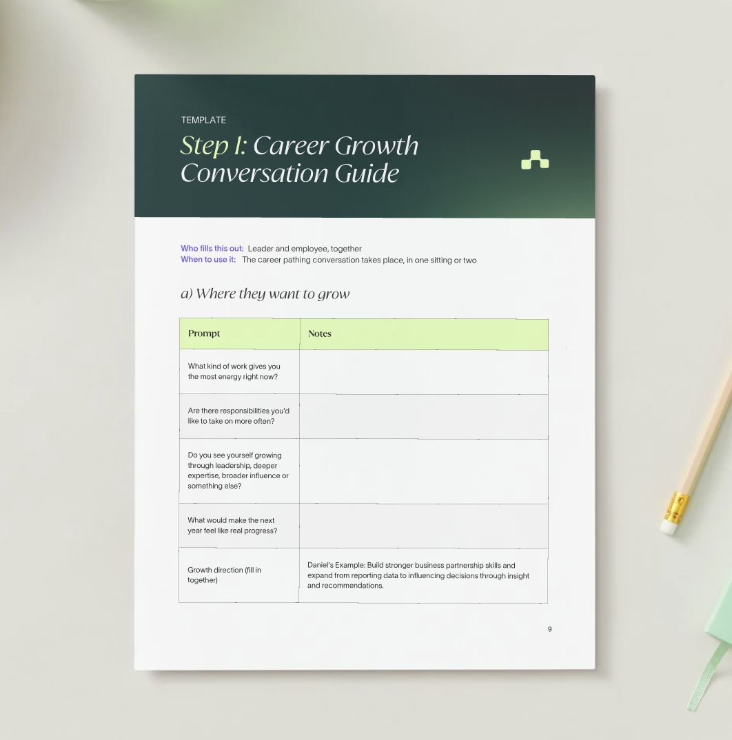 A Leader's Guide to Career Growth Conversations