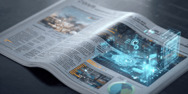 Augmented Reality digital newspaper
