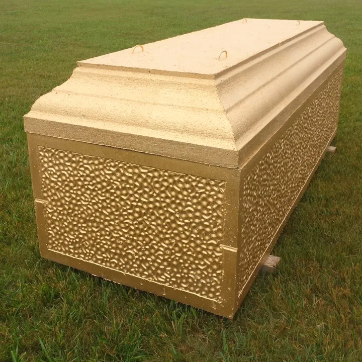 golden burial vault