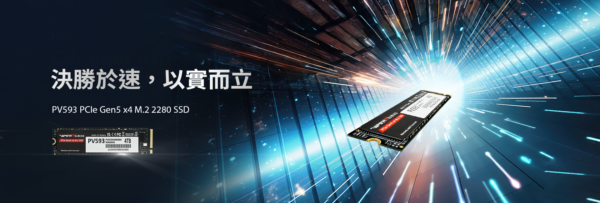 PV593 PCIe Gen5 x4 M.2 2280 SSD