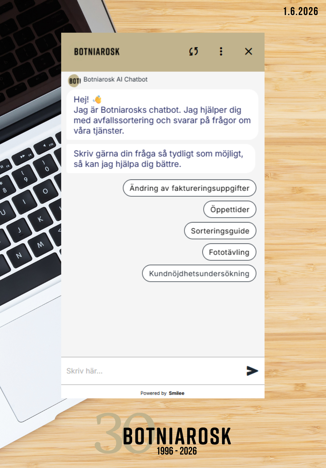 Botniarosks nya chatbot!