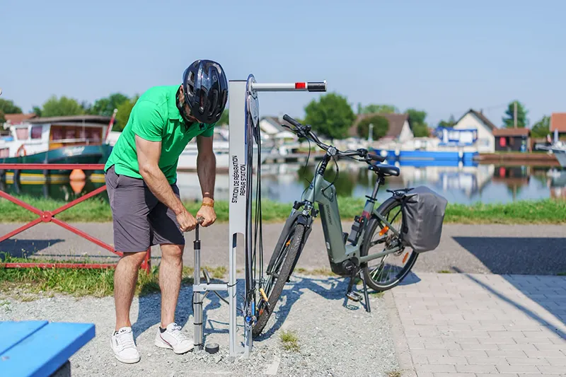 La Communauté de Communes Sud Alsace Largue équipe son territoire de 4 totems de réparation vélo IFIX-S