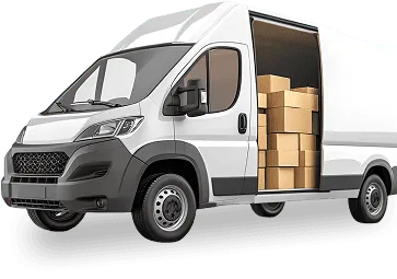 Camion VIDECO utilisé pour l'évacuation des encombrants