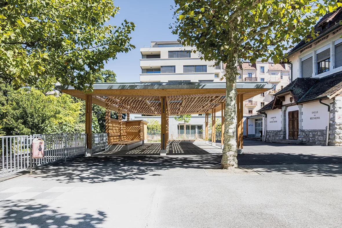 Photo Gallery Préau de l'école Place Favre