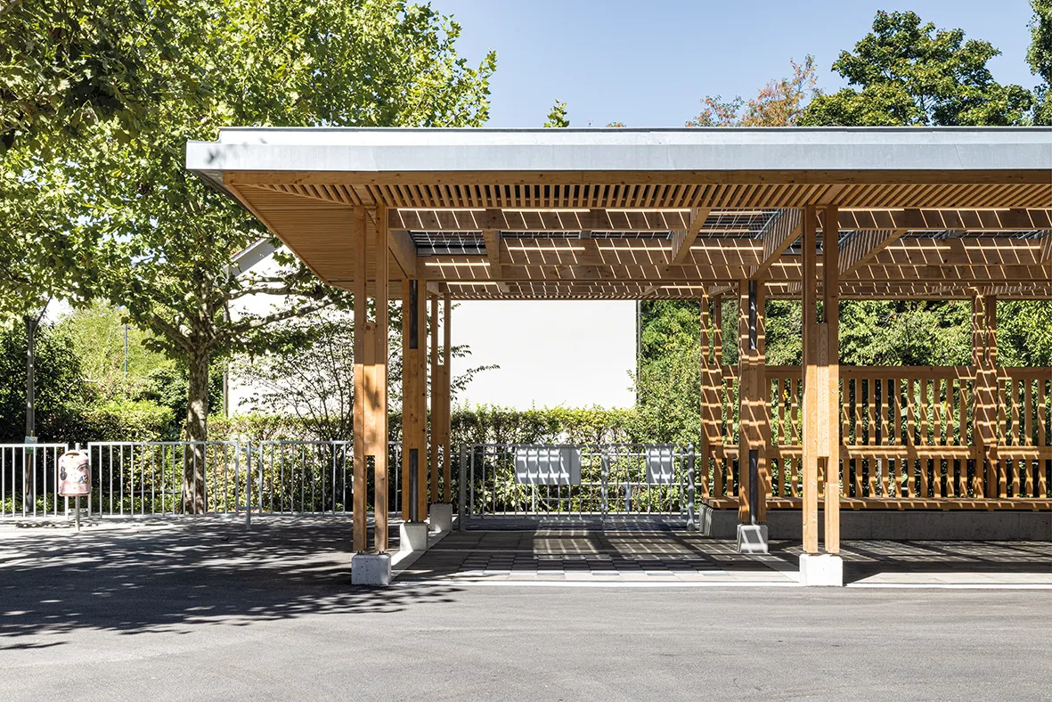 Photo Gallery Préau de l'école Place Favre