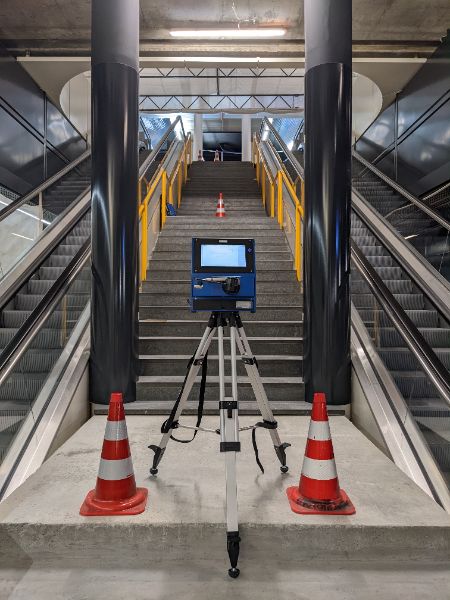 Reference Relevé d'escalier – Gare CFF Aéroport
