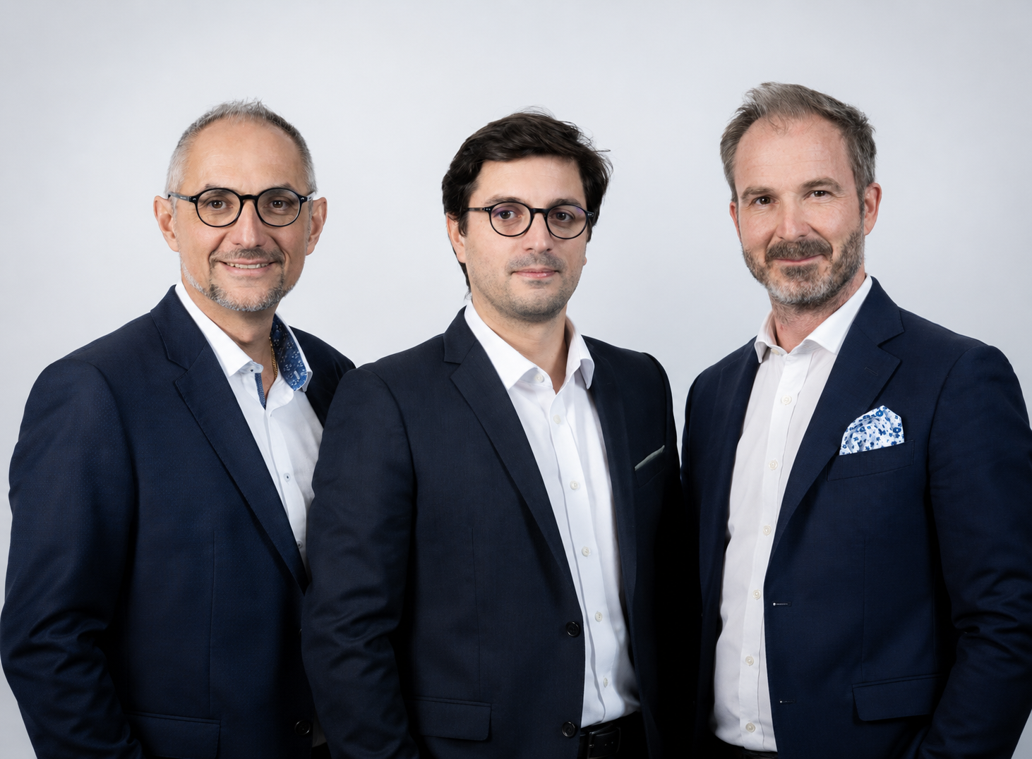 Image David FADI (Directeur VS) - Melchior DE MOUCHERON (Directeur GE VD) - Xavier BLANC (Développement & Commercial)
