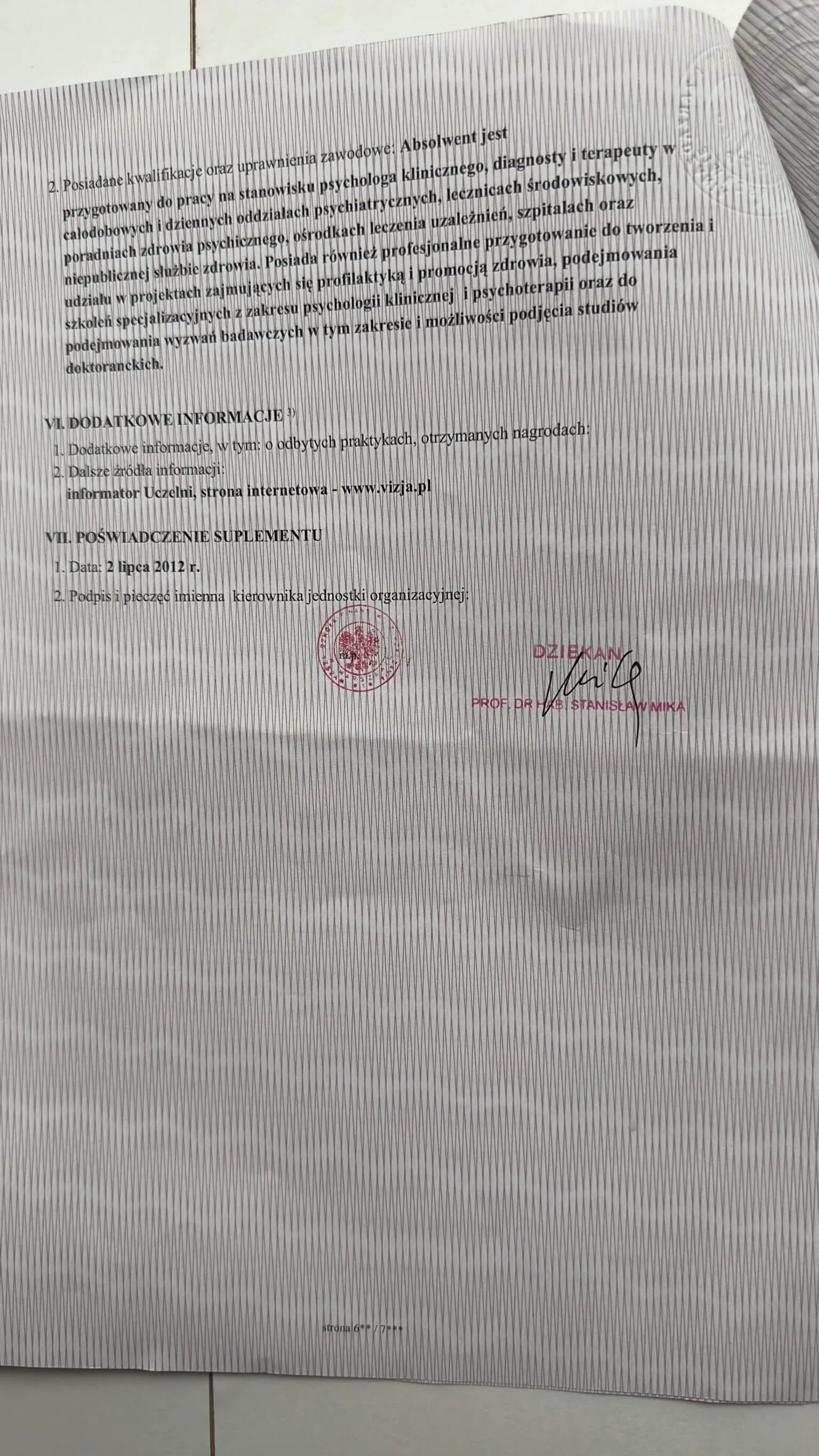 suplement do dyplomu cz.5