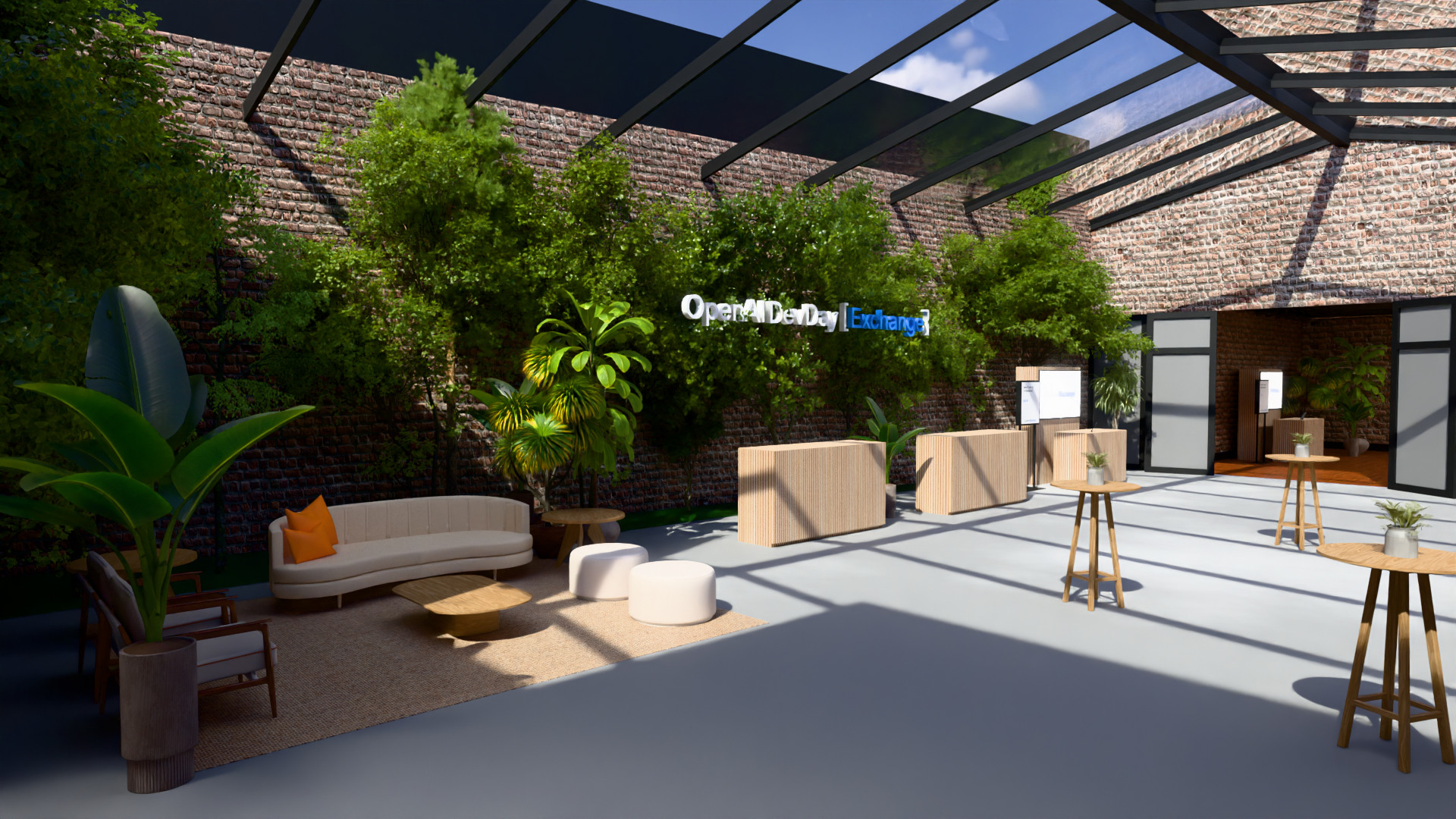 Pátio Coquetel 3D View