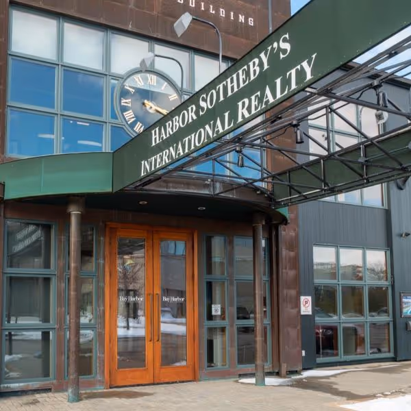 Beautiful downtown Bay Harbor near Petoskey, MI