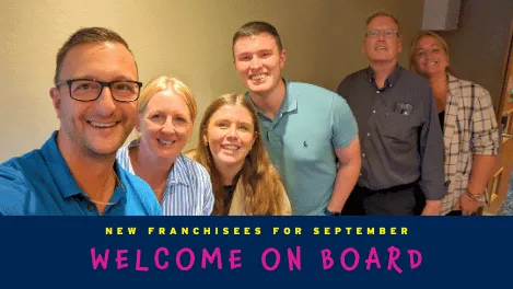 New Franchisees Joining Us This September