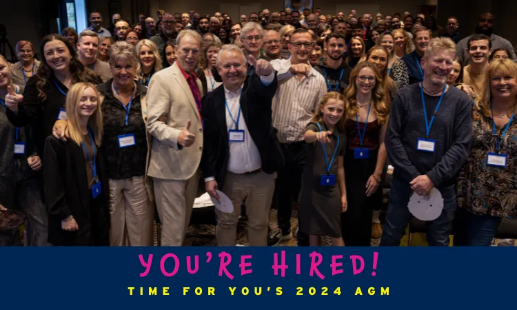 Time For You’s 2024 AGM - You’re Hired!