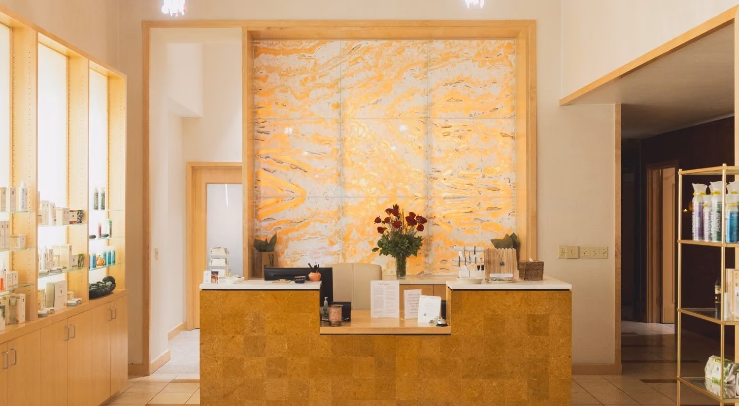 Spa front desk