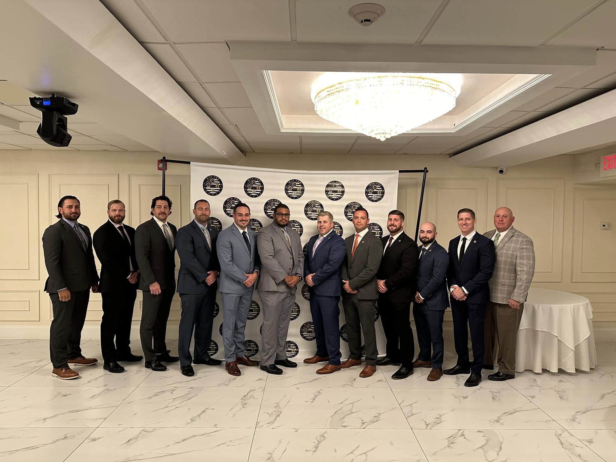 Officers with transportation employees