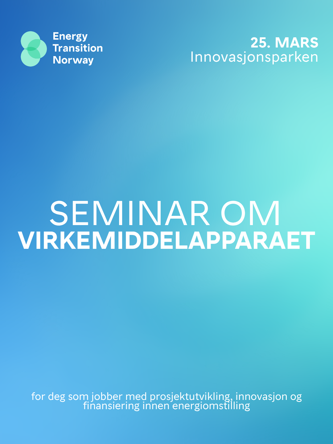 Seminar om virkemiddelapparatet