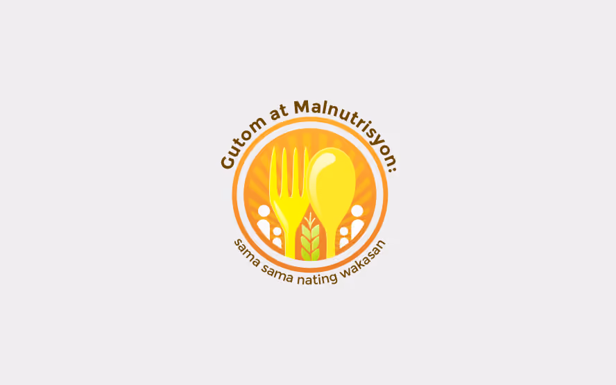 Yellow and orange circular icon logo.