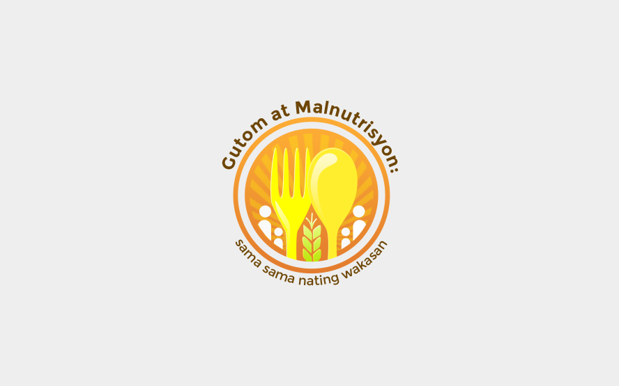Yellow and orange circular icon logo.