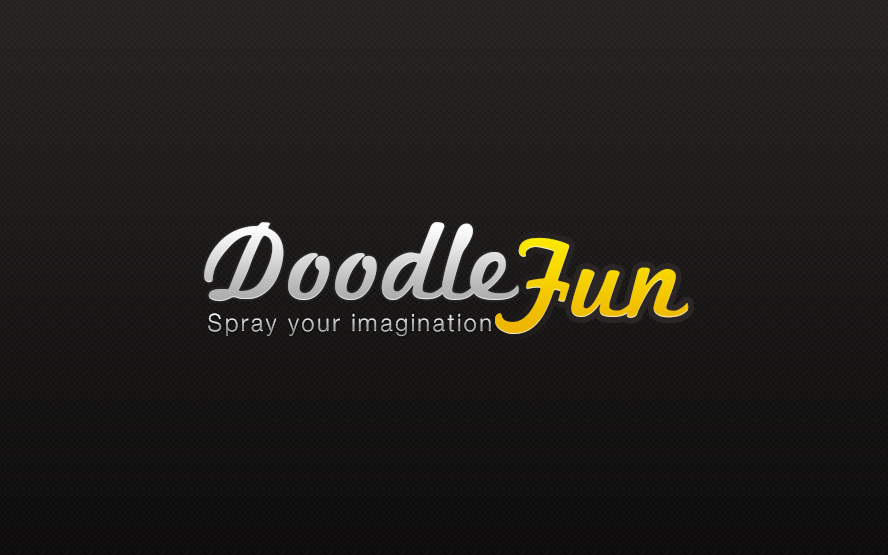 Black background wordmark logo reading 'Doodle Jam' in white script.