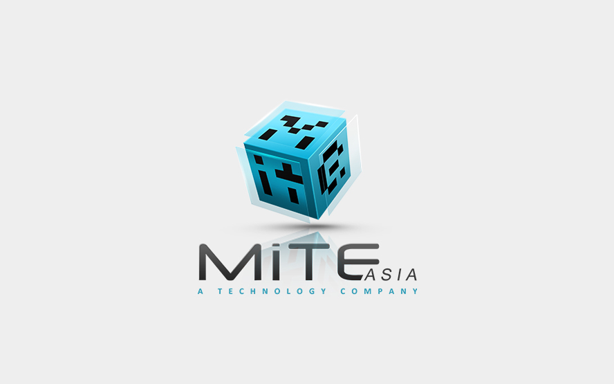 Blue wordmark logo reading 'MITE.' with a minimal icon.
